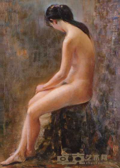 周玉玮 1996年作 女人体 100×72cm